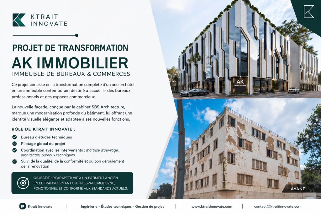 AK Immobilier - Immeuble de bureaux et commerces